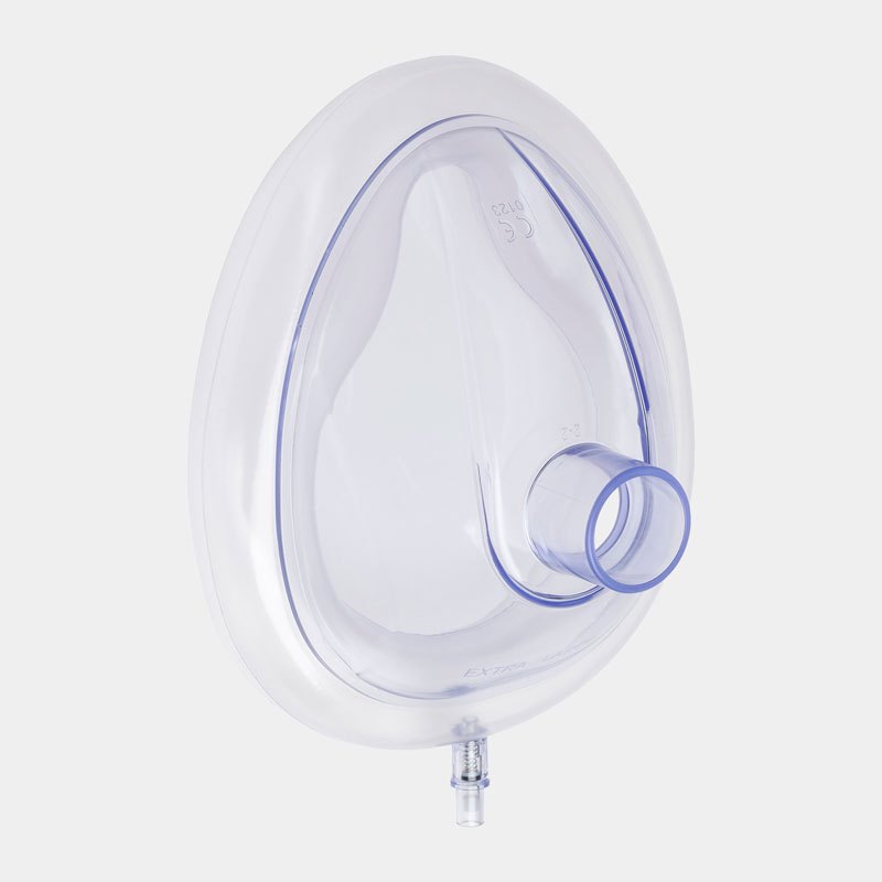 Anesthesia/Resuscitation Face Mask with Check Valve - Disposable Air C ...
