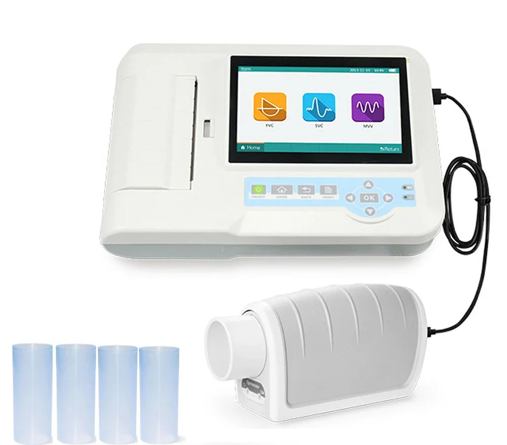 Contec SP100 Digital Spirometer Handheld Lung Function Tester Pulmonar ...