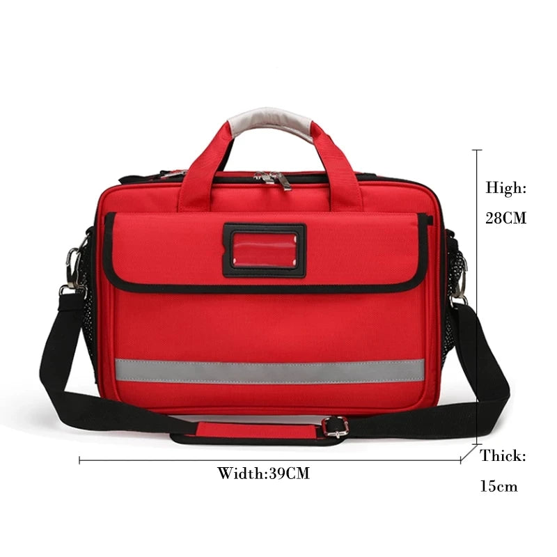 First Aid Medical Emergency Bag (Waterproof, Multi-pocket) – SUPER B ...