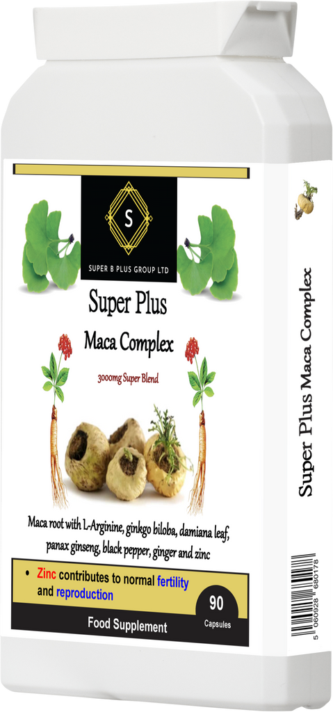 Super Plus Maca Complex: Boost Libido & Fertility - 3000mg Maca Root ...