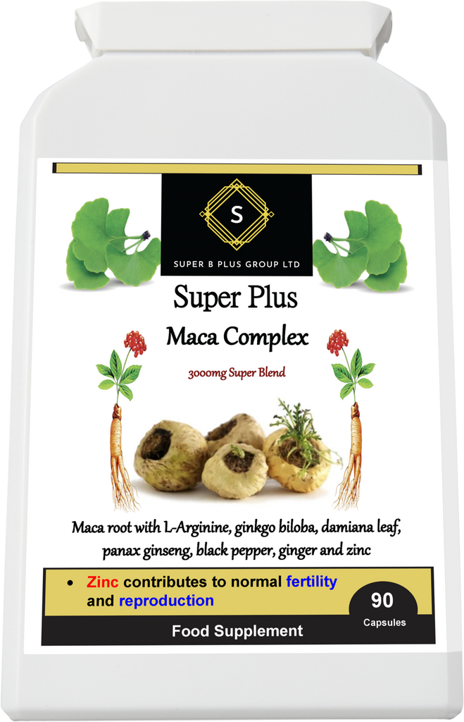 Super Plus Maca Complex: Boost Libido & Fertility - 3000mg Maca Root ...