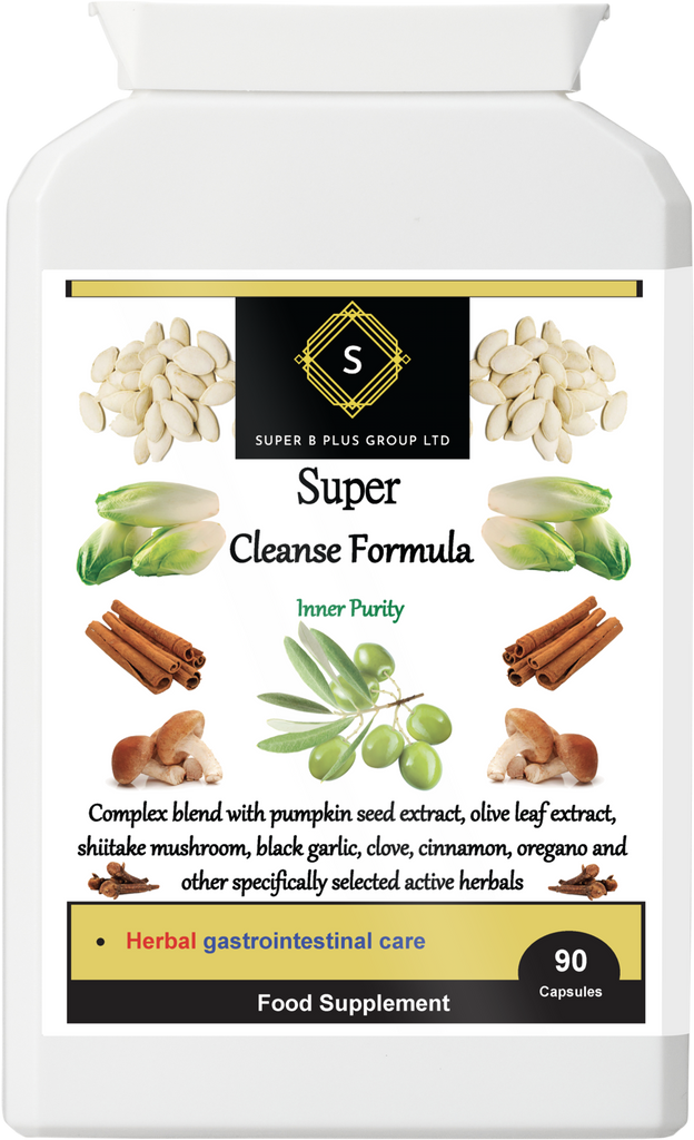 Super Cleanse Formula: Herbal Gastrointestinal Support Vegan Capsules ...