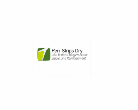 Peri-Strips Dry Staple Line Reinforcements with Veritas Collagen Matrix for USSC Endo GIA Universal 45, 6 pairs PSD4506UVCE