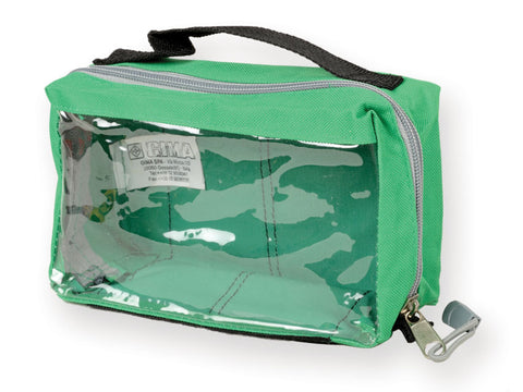 Pouch for Emergency Bags with Window and Handle 20x11x8cm GreenPouch for Emergency Bags with Window and Handle 20x11x8cm Green