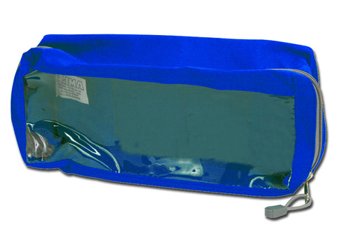 Pouch for Emergency Bags with Window 28x12x10cm Blue