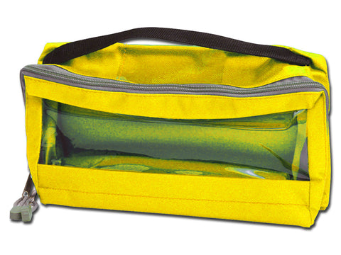 Pouch for Emergency Bags with Window and Handle 28x15x11cm Yellow