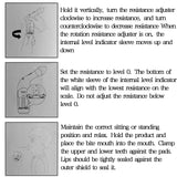Portable Breathing Trainer - Inspiratory/Expiratory Muscle Exerciser VIS-06