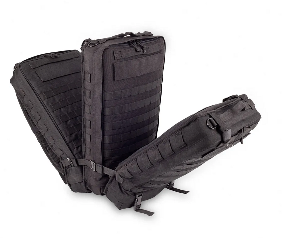 MODUL’S Compact & Modular Tactical Backpack Black Medical Emergency Ba ...