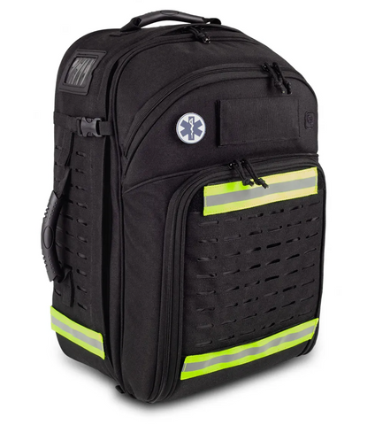 PARAMEDS XL Big-sized Rescue Tactical Backpack Black Medical Emergency Bag