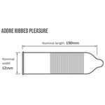 Adore Ribbed 12's Pack (x6 per tray)