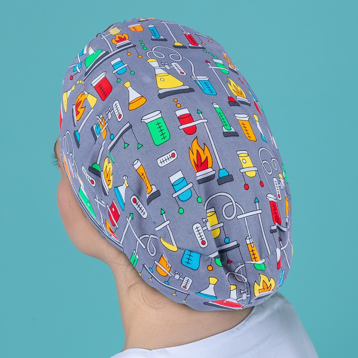 Long Hair Surgical Cap with Elastic Band - Laboratory Stuff – SUPER B ...