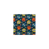 Long Hair Surgical Cap with with Buttons and Elastic Band - Marine Rebel Staff