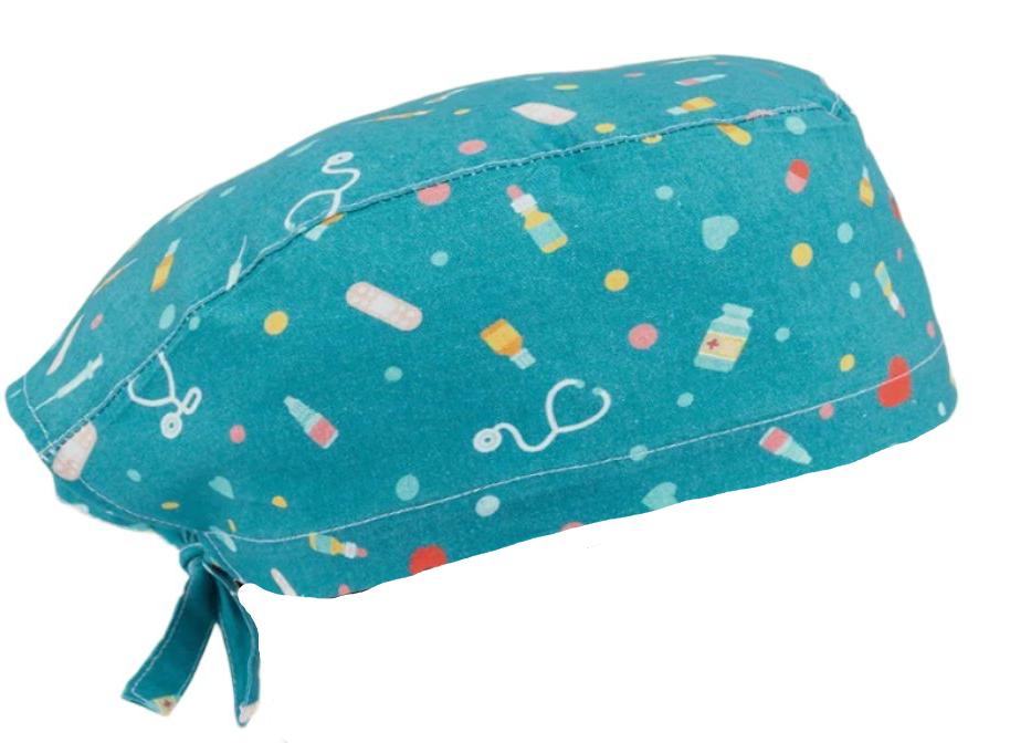 Short Hair Surgical Cap with Adjustable Laces - Medical Instruments ...