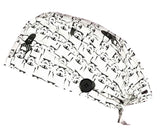 Short Hair Surgical Cap with with Buttons and Adjustable Laces - Troopers