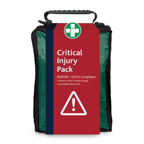 First Aid Kit Critical Injury Pack in Stockholm Bag BS8599-1:2019