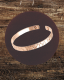 Copper with Magnet Bangle Pewter 1/4" 'SUPER B'