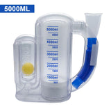 Volumetric Exerciser Lung Breathing Exerciser 3000/5000ml Spirometer Rehabilitation Trainer