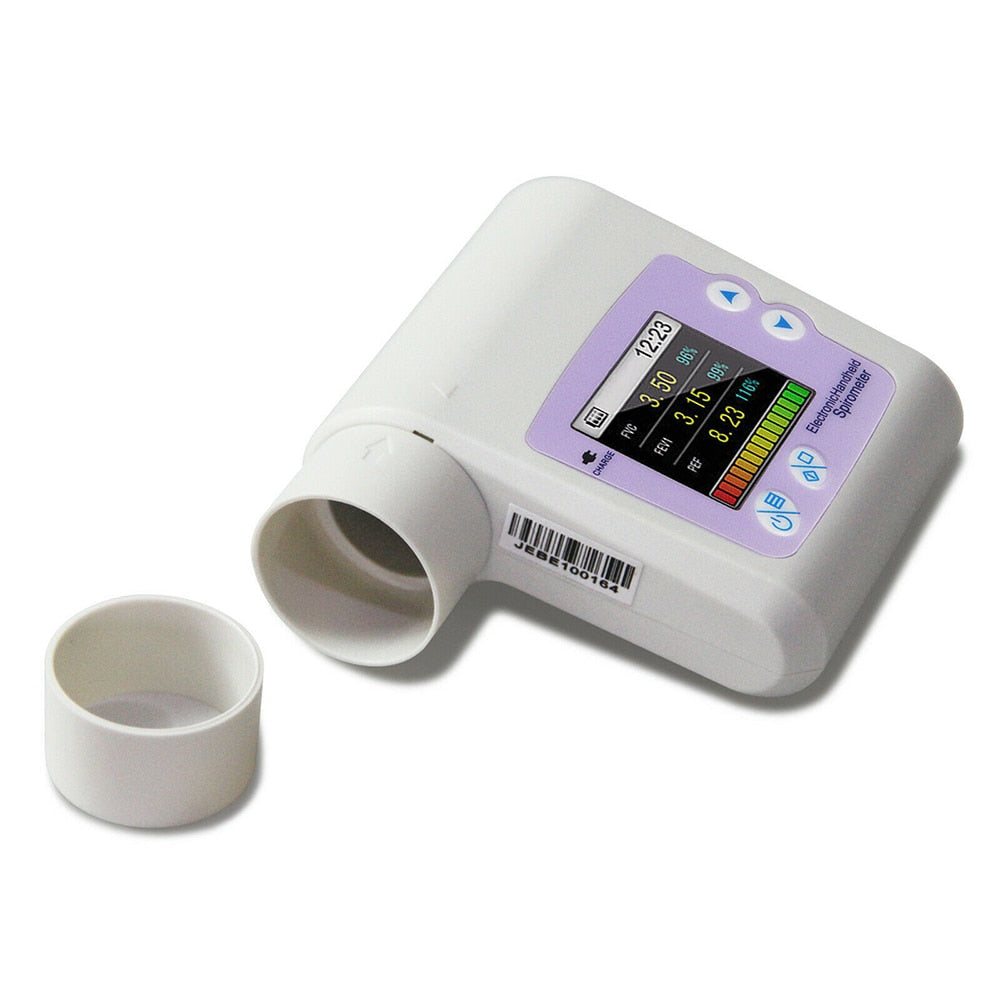SP10 Handheld Spirometer Lung Volume device Spirometer Breathing Funct ...