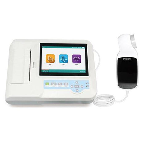 Contec SP100 Digital Spirometer Handheld Lung Function Tester Pulmonary Device Breathing Diagnostic Vitalograph FVC VC SVC MVV