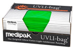 UVLI Zip Bags Green 3 in x 5 in (7,6 cm x 12,7 cm) GZ35