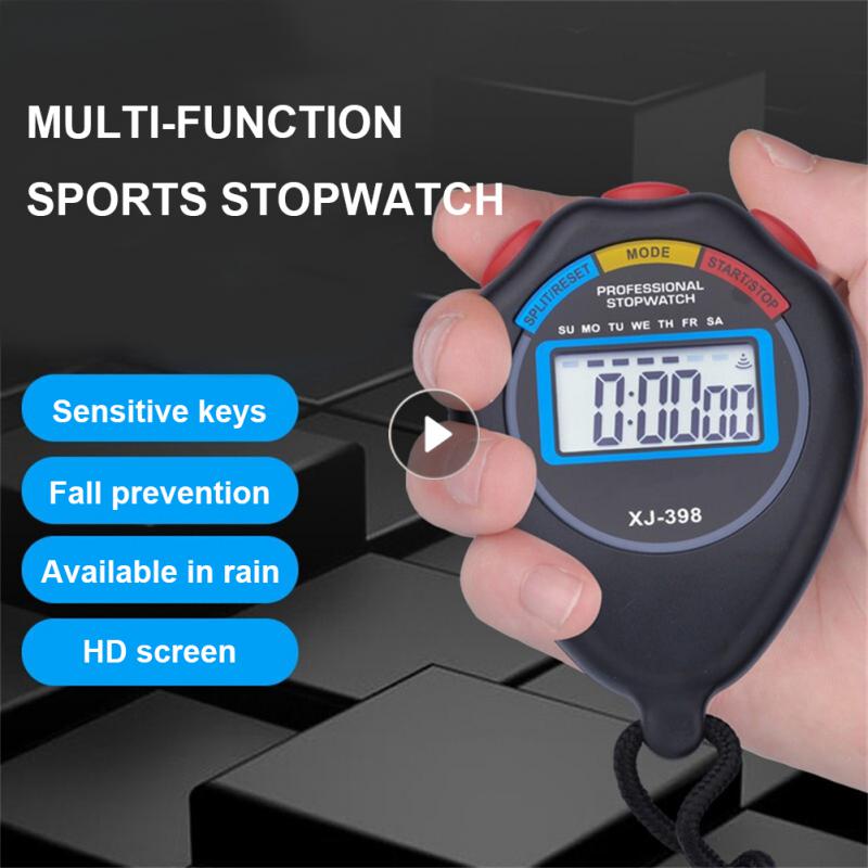 Portable Digital Timers LCD Handheld Sport Stopwatch Professional Wate ...