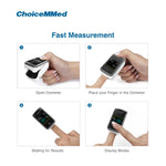 CHOICEMMED MD300CI218 OLED Bluetooth Pulse Oximeter With PI Blood Saturation Monitor