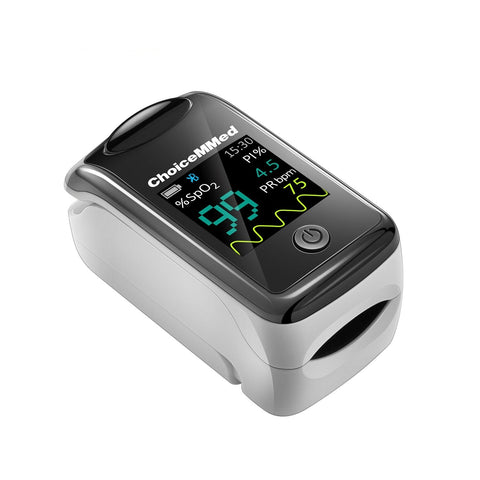 CHOICEMMED MD300CI218 OLED Bluetooth Pulse Oximeter With PI Blood Saturation Monitor