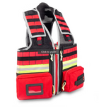 Elite Bags E-VEST For Emergency Medical Technicians EMT Vest Red