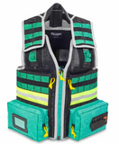 Elite Bags E-VEST For Emergency Medical Technicians EMT Vest Green