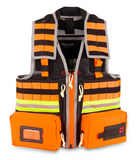 Elite Bags E-VEST For Emergency Medical Technicians EMT Vest Orange