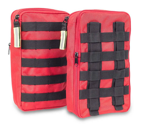 Elite POCKETS Molle Side Pouches (Pair) Red