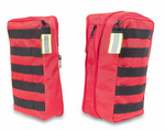 Elite POCKETS Molle Side Pouches (Pair) Red