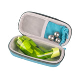 Package Include:  1* Mucus removal device;  3* Stainless steel ball bearings;  1* Carry string;  1* Small bag for steel balls;  1* Travel Case