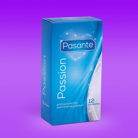 Pasante Ribbed (Passion) 12's Pack (x5 per tray)