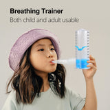 Breathing Trainer Lung Function Exerciser 2 in 1 Child 2500ml Adult 5000ml Volumetric Spirometer Workout Devices VIS-01