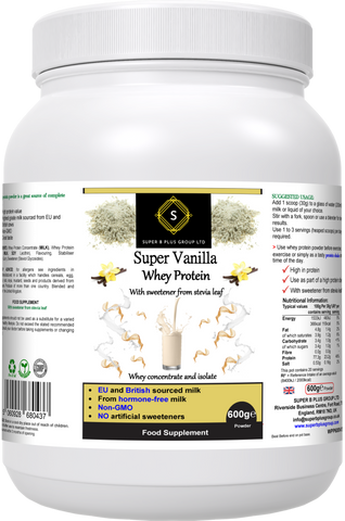 Super Vanilla Whey Protein WPP600V/SB