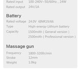 Booster E Massage Gun Product Information
